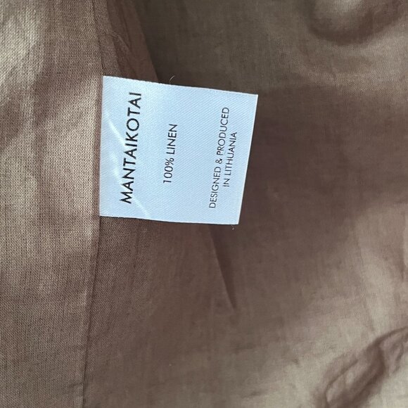 Fresh green linen blazer fully lined with cotton // Etsy Lithuanian linen shop - Picture 3 of 4